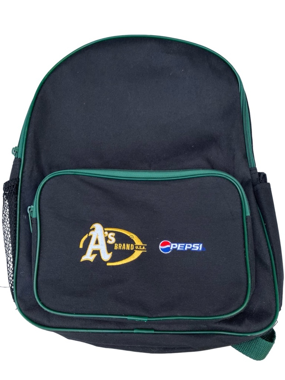VTG Oakland A’s Promotional Backpack Pepsi Embroidered SGA Baseball MLB Black